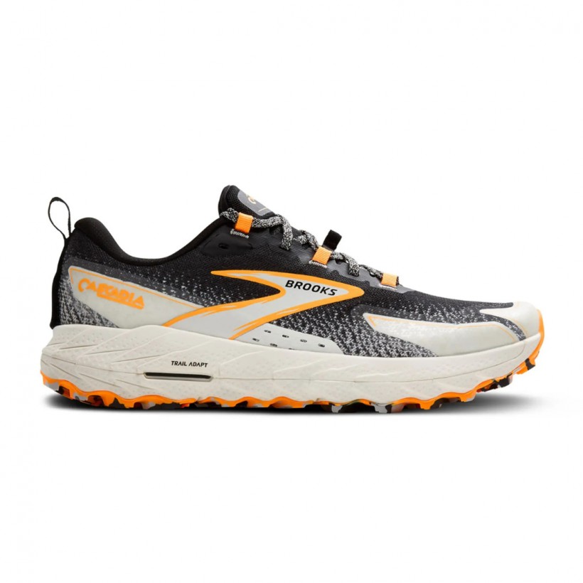 Brooks Cascadia 18 Schuhe Schwarz Beige SS25