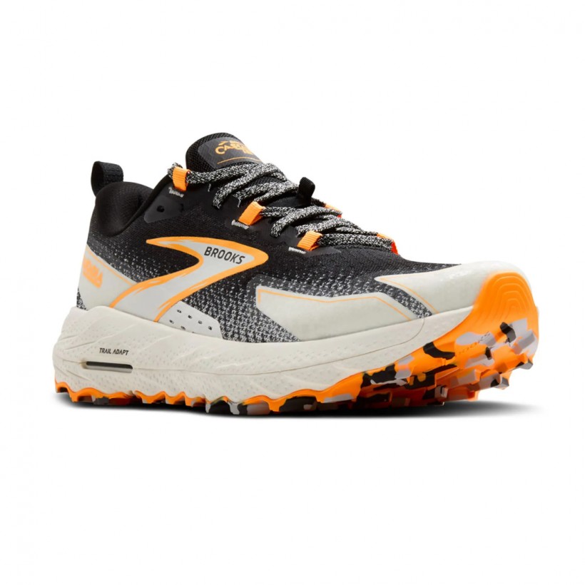 Brooks Cascadia 18 Shoes Black Beige SS25