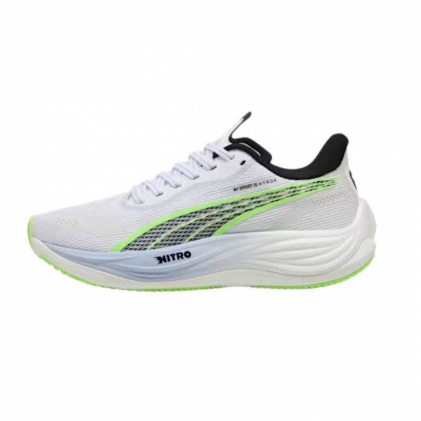 Puma Velocity Nitro 3 Hyrox Wit Groen SS25 Dames Sneakers