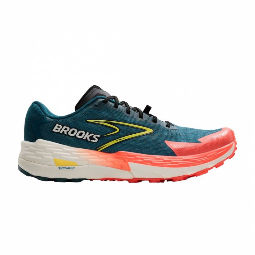Buty Brooks Catamount 4 Niebiesko-Czerwone SS25