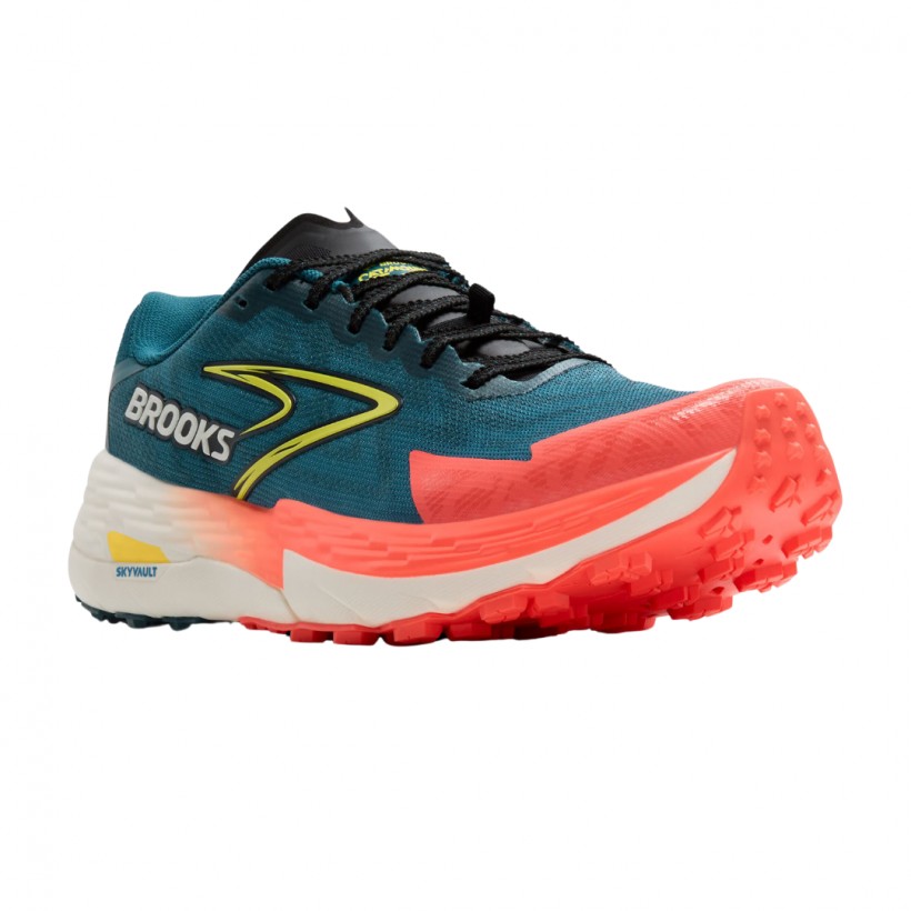 Brooks Catamount 4 Blue Red SS25 Shoes