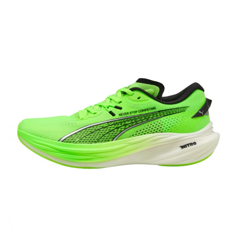 Chaussures Puma Deviate Nitro 3 Hyrox Vert SS25