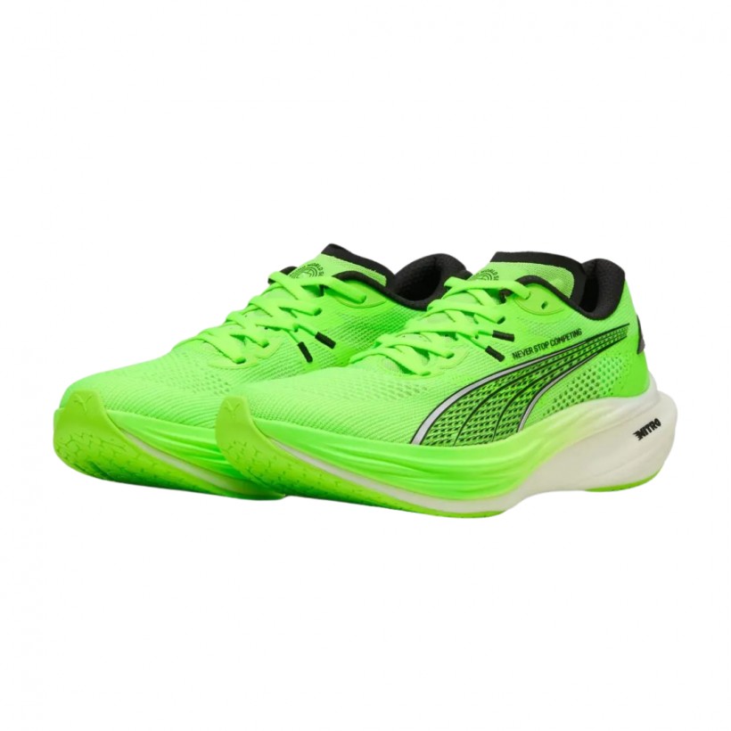 Puma Deviate Nitro 3 Hyrox Green SS25 Shoes