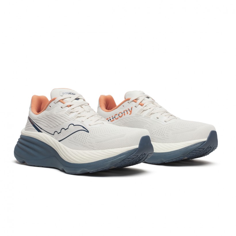 Scarpe Saucony Hurricane 24 Vaniglia Blu SS25