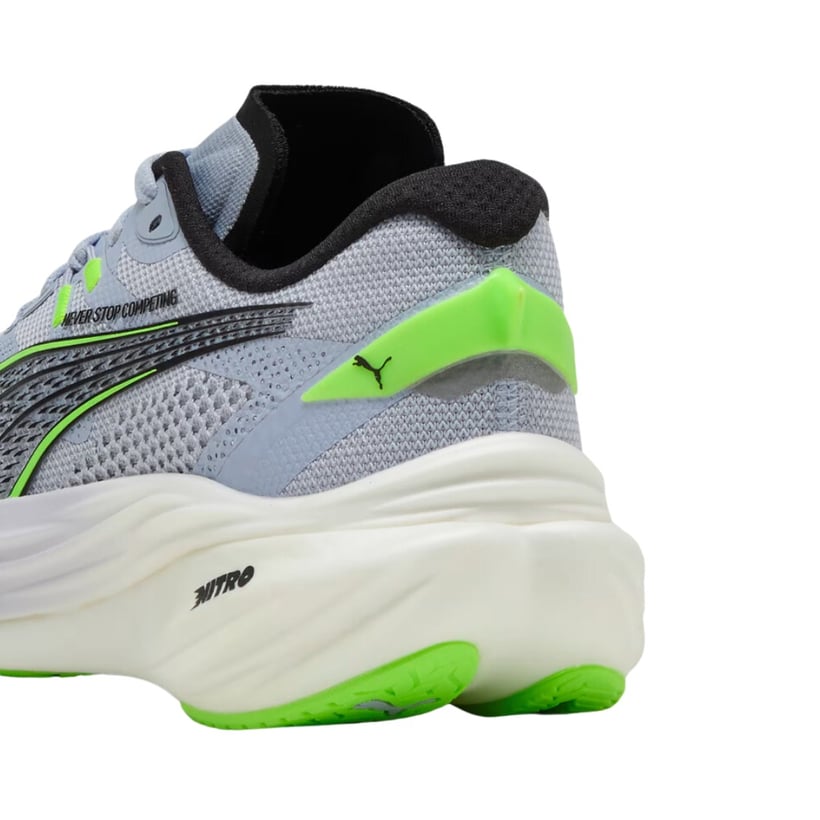 Puma Deviate Nitro 3 Hyrox Schuhe Grau Grün...