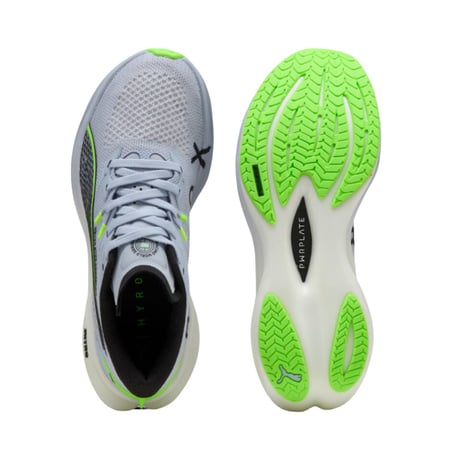 Puma Deviate Nitro 3 Hyrox Gray Green SS25 Women's Shoes