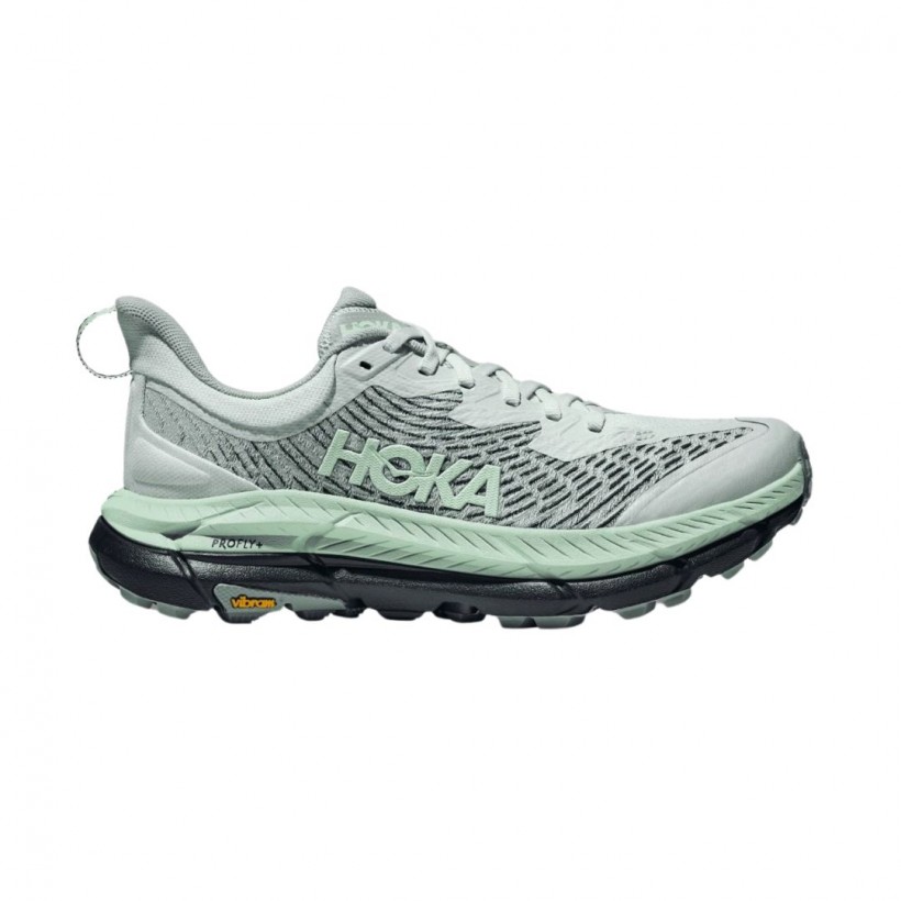 Chaussures Hoka Mafate Speed 4 Vert Bleu SS25 Femme