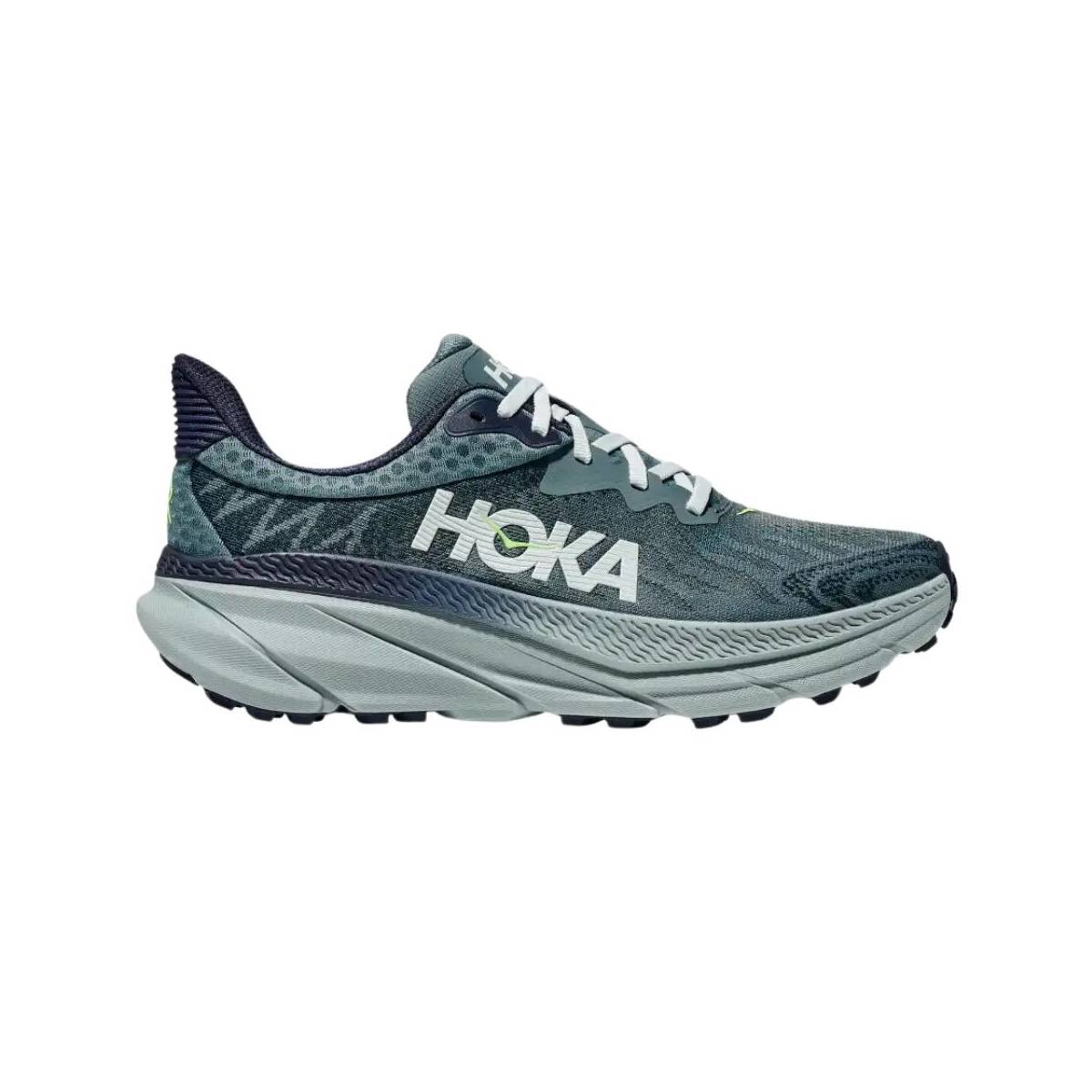 Hoka Challenger 7 Schuhe Grau Blau SS25