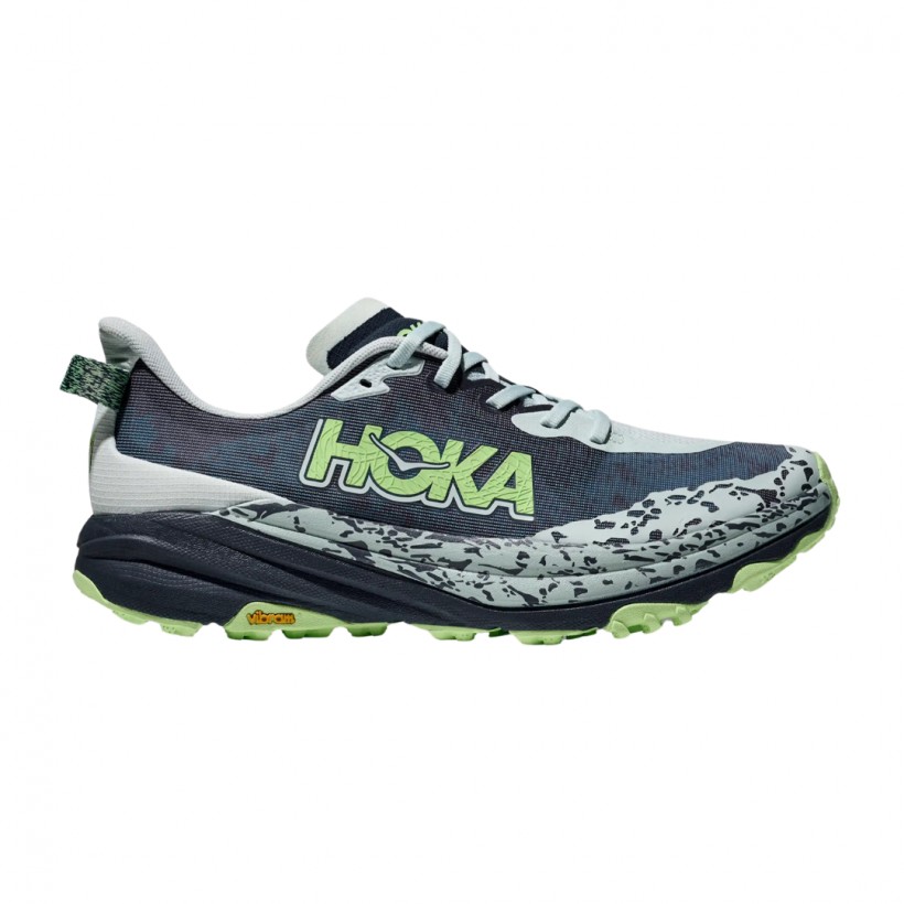 Zapatillas Hoka Speedgoat 6 Azul Verde SS25
