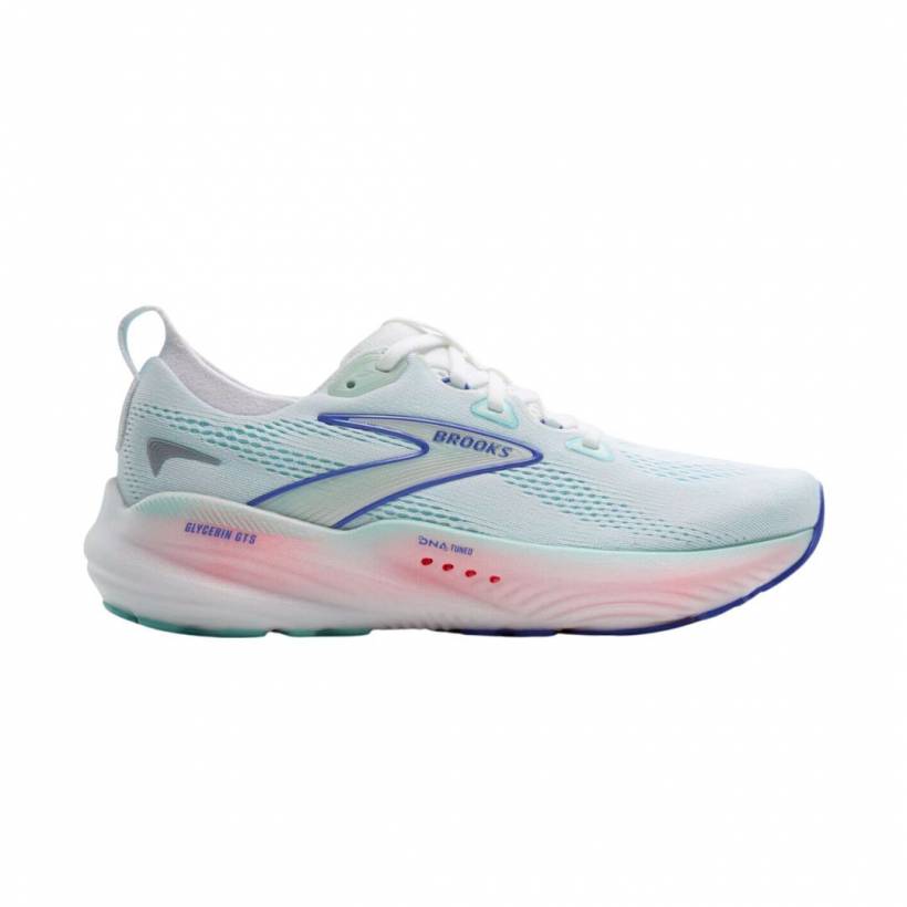 Buty Brooks Glycerin GTS 22 niebiesko-różowe SS25 damskie