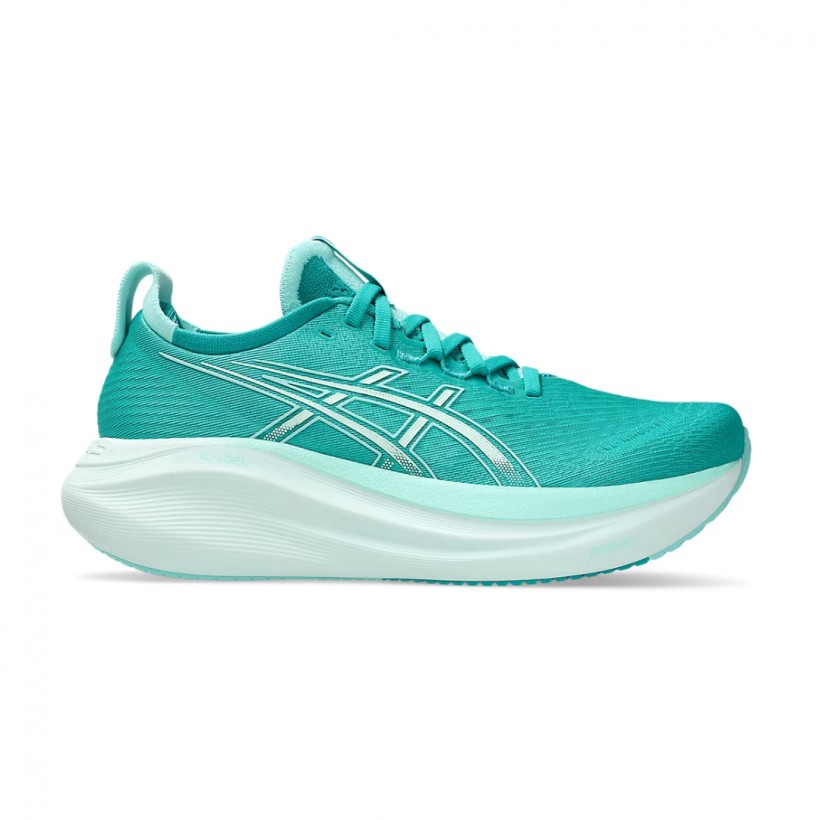 Chaussures Asics Gel-Nimbus 27 Vert SS25 Femme