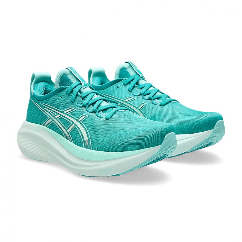 Asics Gel-Nimbus 27 Schuhe Grün SS25 Damen