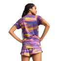 Maglietta Puma Velocity All-Over Print Viola Giallo Donna