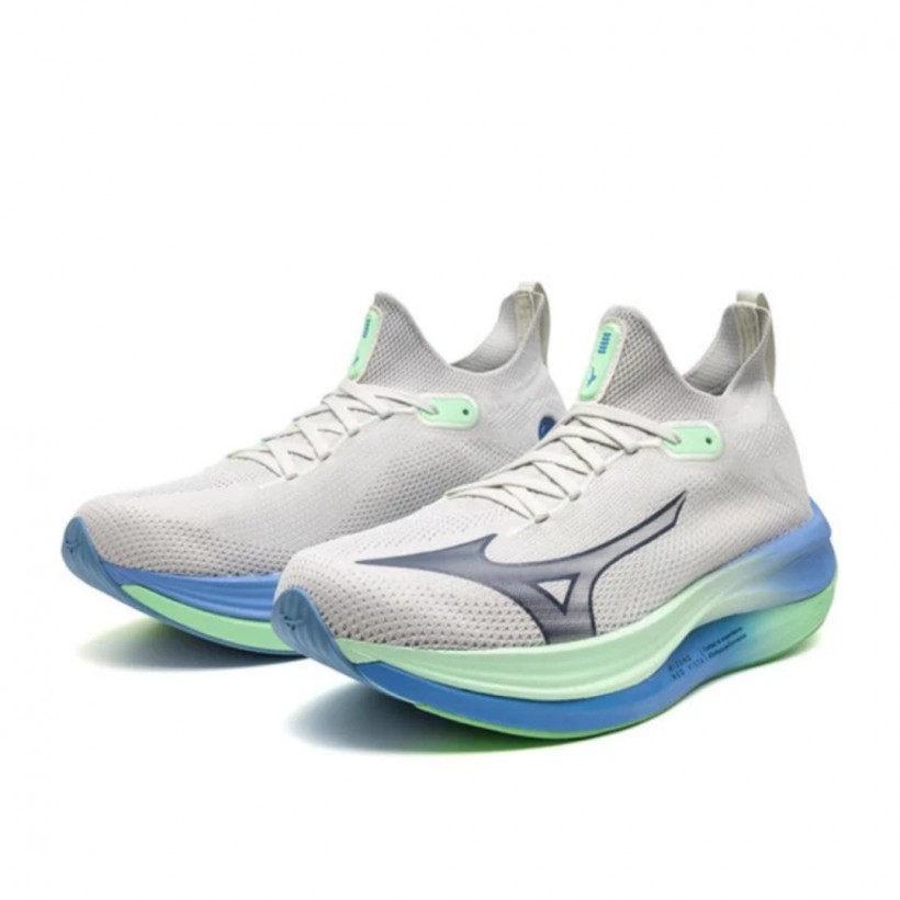Mizuno Neo Vista Grey Green SS25 Shoes