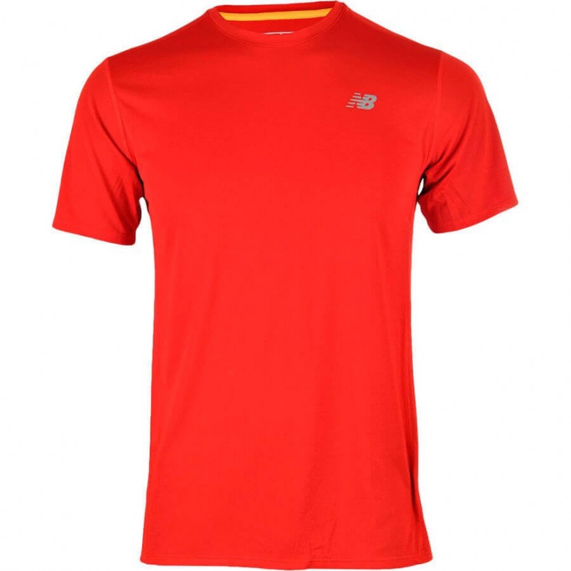 T-Shirt New Balance Accelerate Short Sleeve Red Man