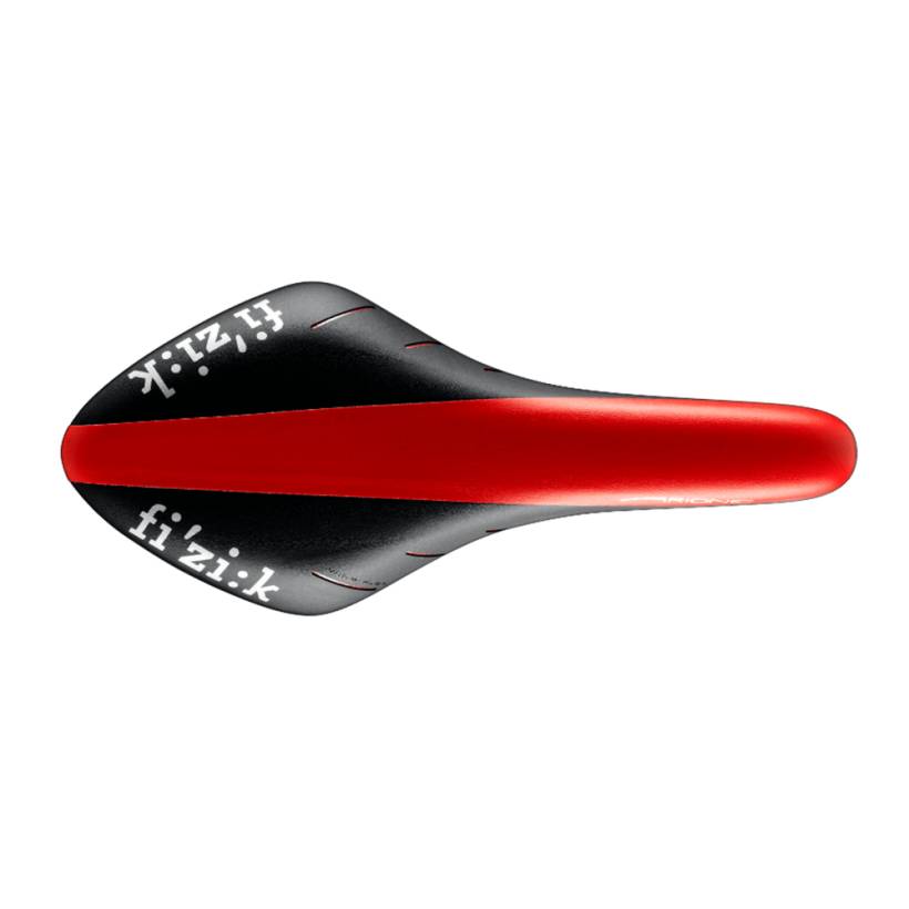 Sillín Fizik Arione R3 Carbon Braided negro/rojo