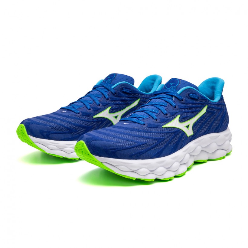Mizuno Wave Sky 8 Shoes Blue White SS25