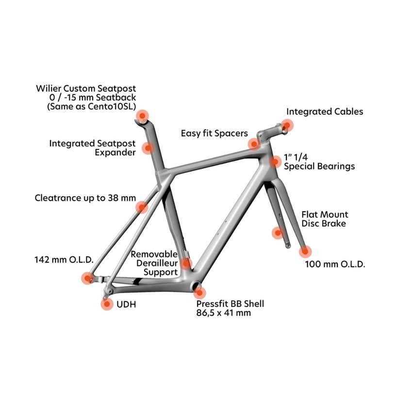 Wilier Granturismo SL Bicycle - Shimano 105 Di2...