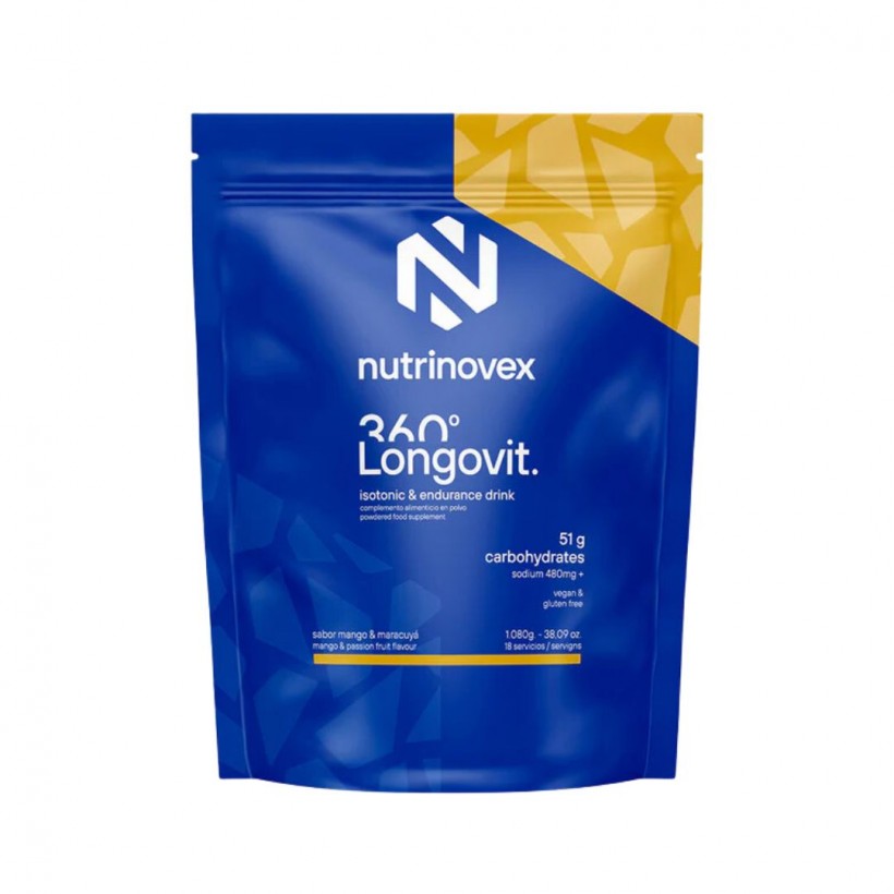 Isotonisches Getränk Nutrinovex Longovit 360 1080g Mango Maracuja