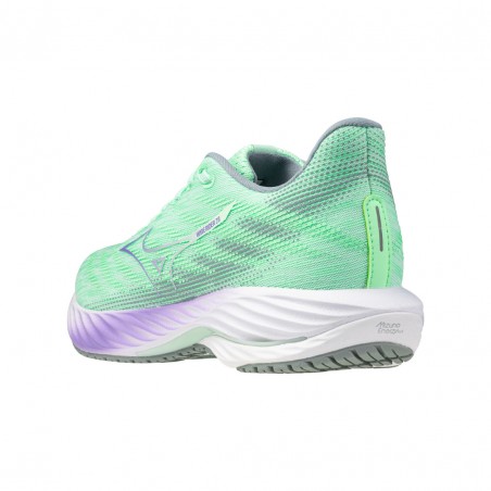 Mizuno Wave Rider 28 Shoes Green Purple SS25 Women