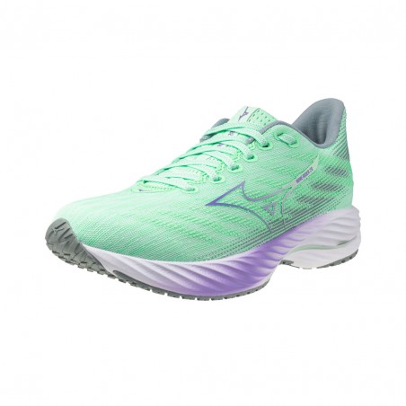 Mizuno Wave Rider 28 Shoes Green Purple SS25 Women