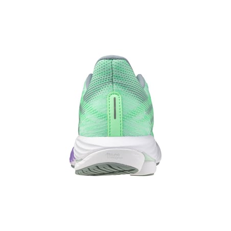 Chaussures Mizuno Wave Rider 28 Vert Violet SS25 Femme