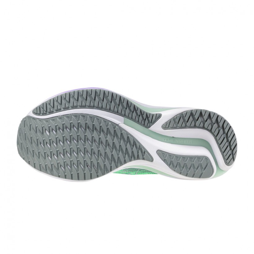 Mizuno Wave Rider 28 Shoes Green Purple SS25 Women