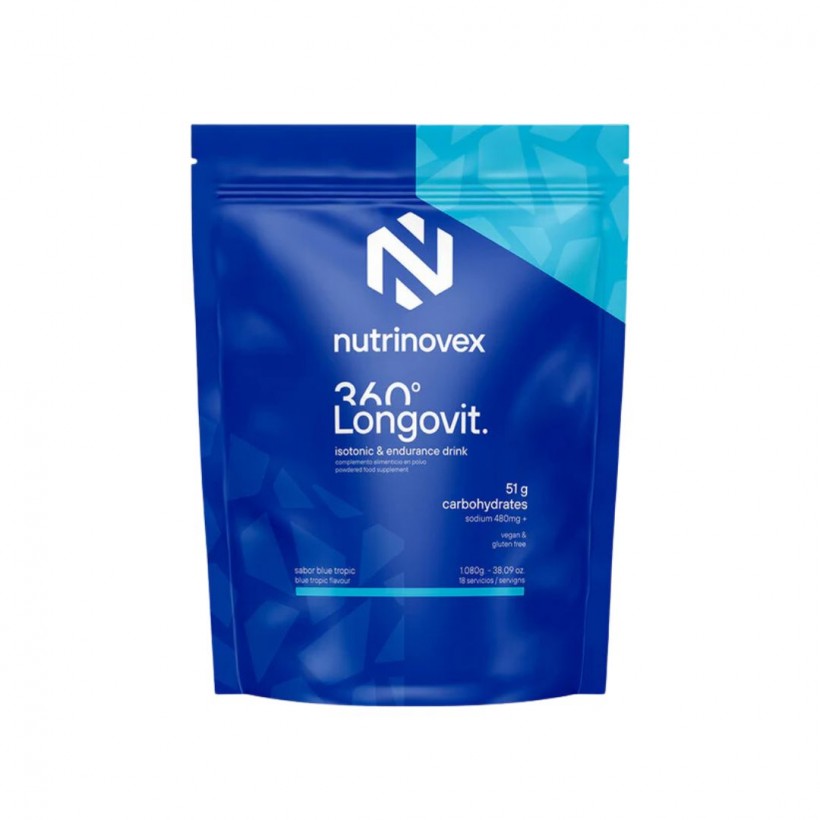 Isotonisches Getränk Nutrinovex Longovit 360 1080g Blue Tropic