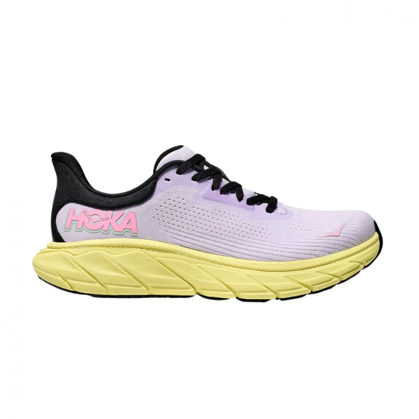 Hoka Arahi 7 Schuhe Rosa Gelb SS25 Damen