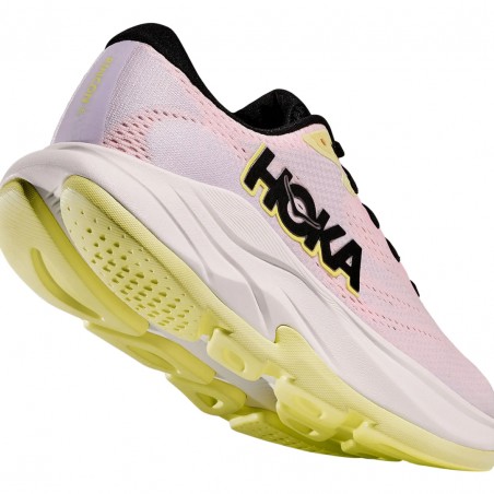Chaussures Hoka Rincon 4 Rose Jaune SS25 Femme