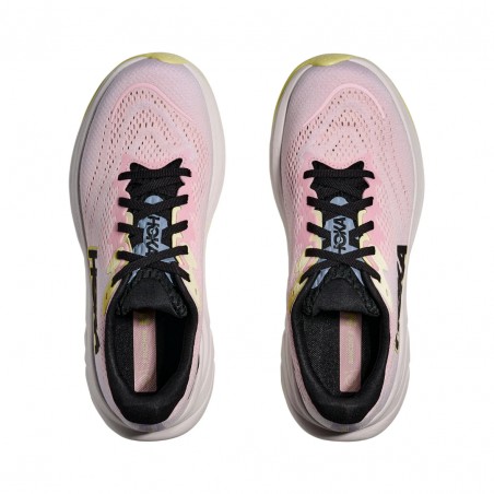 Chaussures Hoka Rincon 4 Rose Jaune SS25 Femme