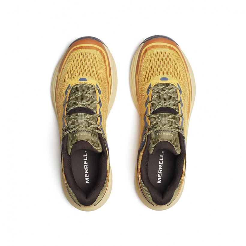 Merrel Nova 4 Brown Yellow Shoes SS25