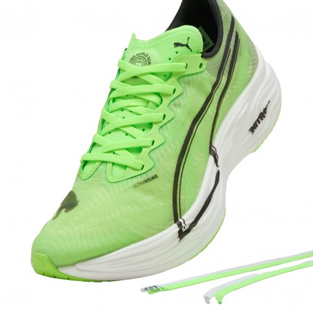 Zapatillas Puma Deviate Nitro™ Elite 3 x Hyrox Verde Blanco SS25