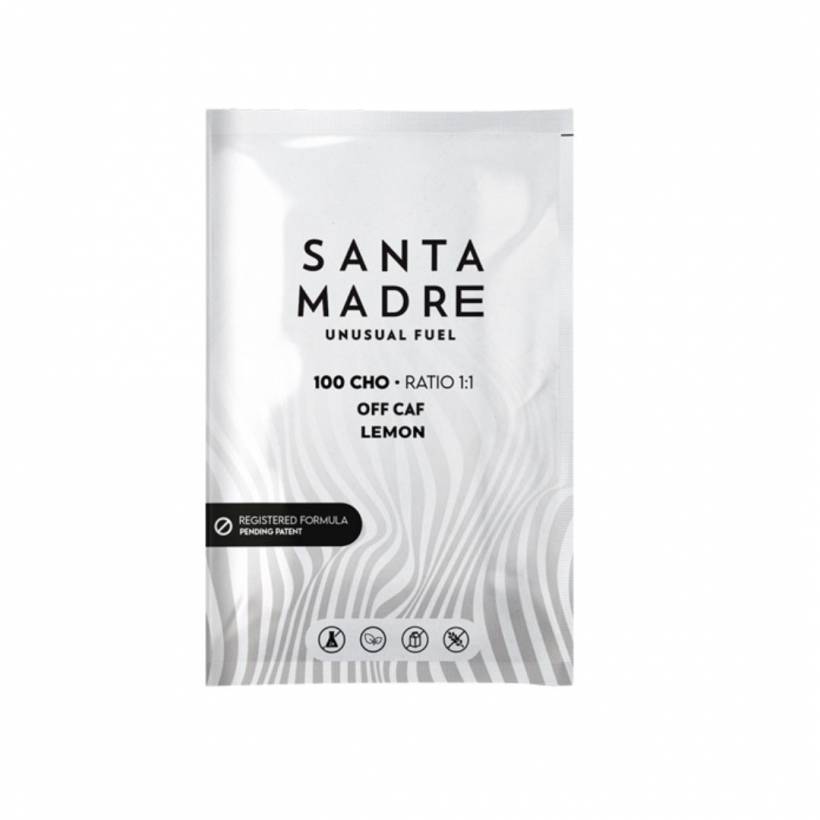 Pudełko Napoju Santa Madre Unusual Fuel 100CHO Cytrynowy 10x106g