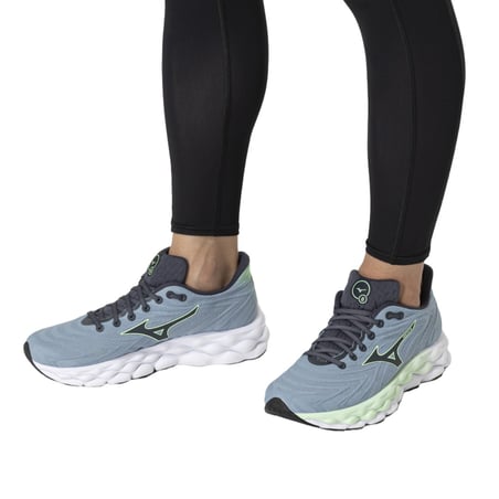 Buty Mizuno Wave Sky 8 Szaro-Zielone SS25