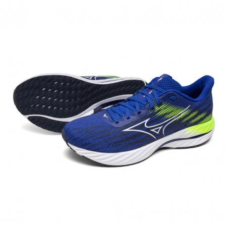 Mizuno Wave Inspire 21 Blue Yellow Shoes SS25