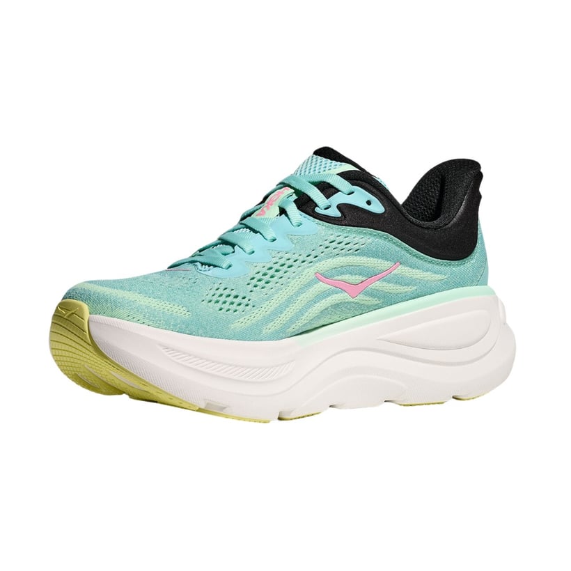 Hoka Bondi 9 Schuhe Grün Rosa SS25 Damen