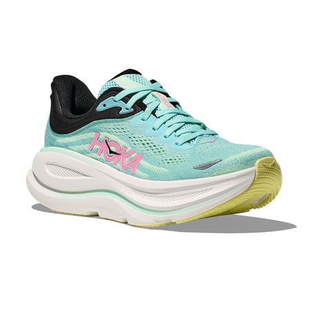 Hoka Bondi 9 Groen Roze SS25 Dames Sneakers