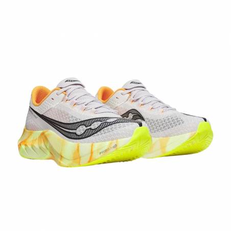 Chaussures Saucony Endorphin Pro 4 Blanc Jaune SS25