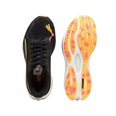 Puma Velocity Nitro 3 Black Yellow Women's Shoes