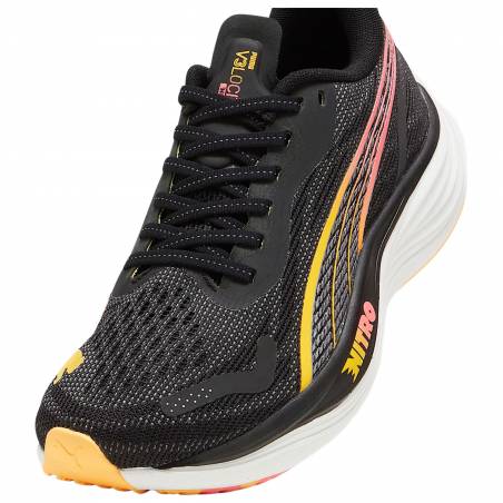Scarpe Puma Velocity Nitro 3 Nero Giallo Donna