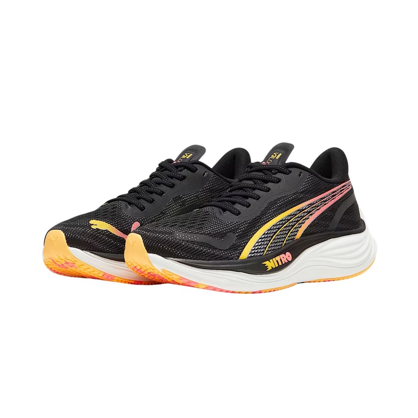 Puma Velocity Nitro 3 Black Yellow Women's Shoes