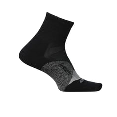 Feetures Elite Light Cushion Quarter Socken Schwarz 2