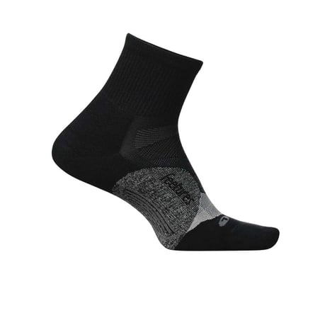 Meias Feetures Elite Light Cushion Quarter Preto