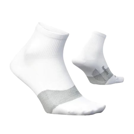 Feetures Elite Ultra Light Quarter Socken Weiß