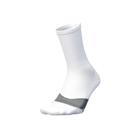 Feetures Elite Light Cushion Mini Crew Sokken Wit