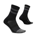 Feetures Elite Light Cushion Mini Crew High Top Socken Schwarz