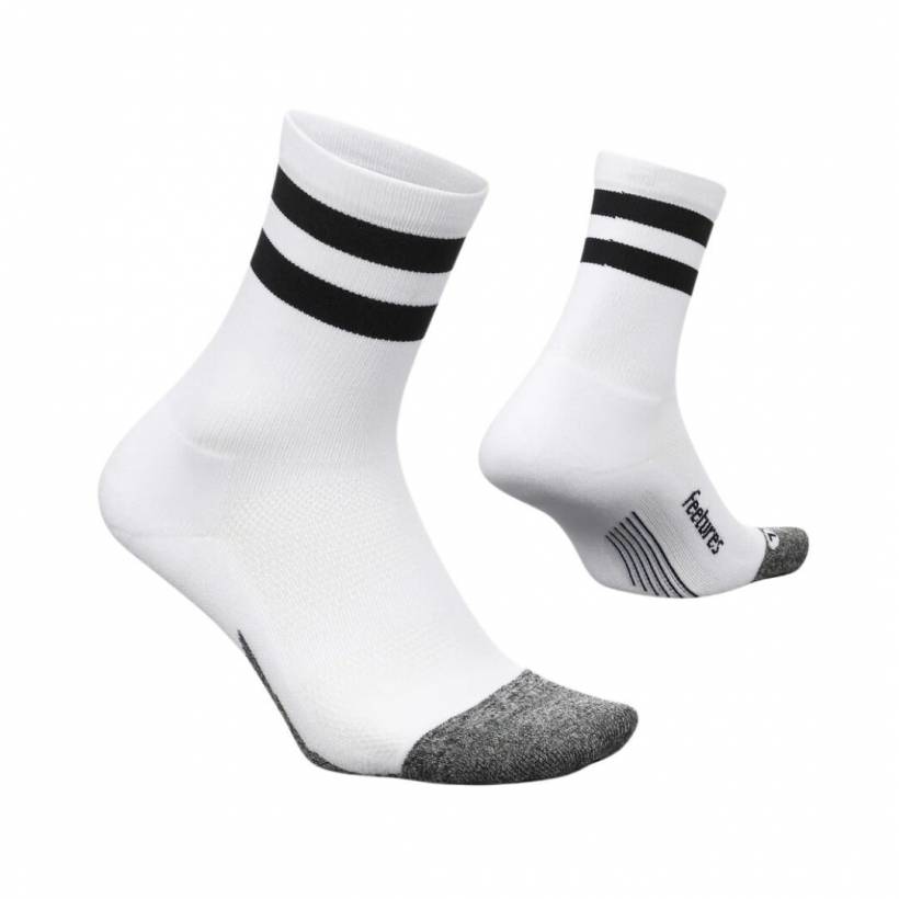 Skarpetki Feetures Elite Light Cushion Mini Crew High Top Białe