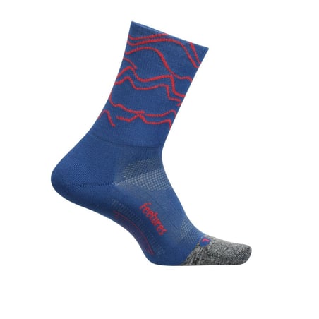 Calzini Feetures Elite Light Cushion Mini Crew Blu