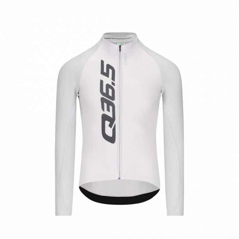 Maillot Q36.5 Gregarius Hybrid Signature z Długim Rękawem Szary